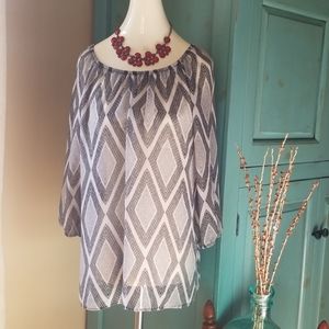 AB Studios tunic blouse 💋